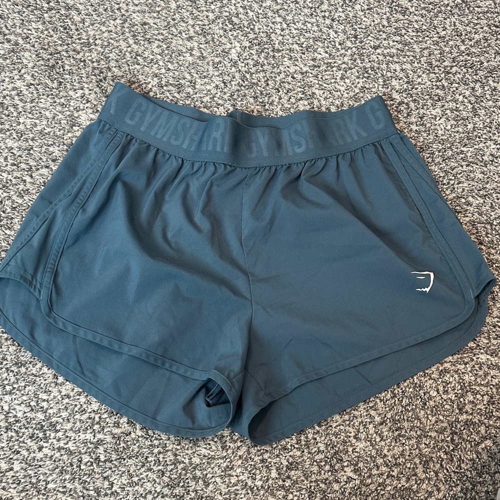 Gymshark Women's Teal Athletic Shorts